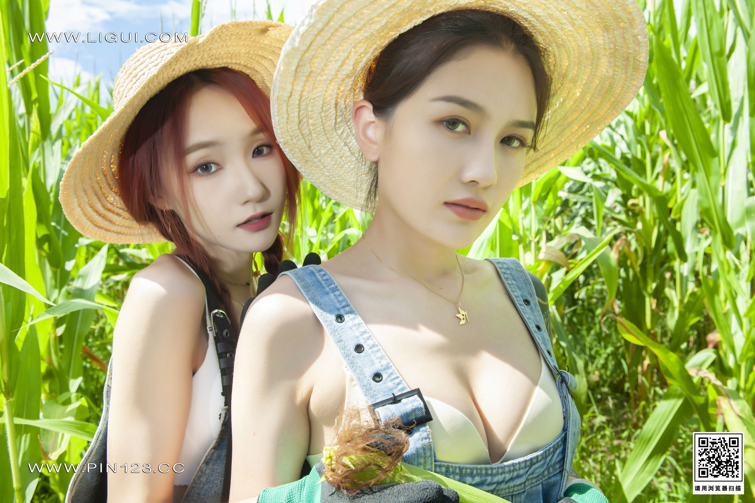 Ligui丽柜 2022.08.04 七夕-田园春色 甜甜&心心